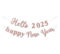 Dasbsug 2025 Fornitore di Capodanno Scintillante Carta Nero Oro Schema Alfabeti Per La Decorazione Domestica E La Decorazione Della Casa Eventi Celebrativi