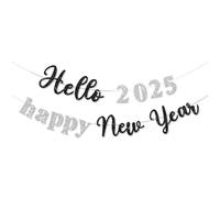 Dasbsug 2025 Fornitore di Capodanno Scintillante Carta Nero Oro Schema Alfabeti Per La Decorazione Domestica E La Decorazione Della Casa Eventi Celebrativi