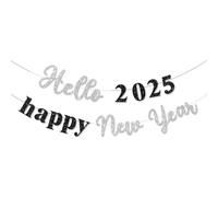 Dasbsug 2025 Fornitore di Capodanno Scintillante Carta Nero Oro Schema Alfabeti Per La Decorazione Domestica E La Decorazione Della Casa Eventi Celebrativi