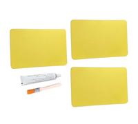 Dasbsug 6 toppe gonfiabili di riparazione in PVC per barche a zattera canoa kayak per barche gonfiabili kayak toppe di riparazione