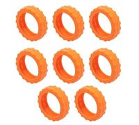 Dasbsug 8 protezioni pratiche per ruote per bagagli, facili da installare, in silicone, riduzione del rumore, anti rotolo, adatte alla maggior parte delle borse da viaggio, kit di protezione per ruote