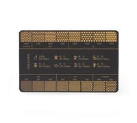 Dasbsug Caffè Brewing Scheda di Misurazione Leggero Macina Guida di Riferimento Per Campeggio Viaggi E Uso Domestico Durabilità Brewing Tool