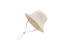 Dasbsug Cappello da pescatore a tesa larga con protezione solare, secchio floppy per attività all'aperto, spiaggia, accessorio essenziale per donne, Beige, Taglia unica