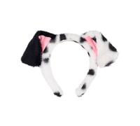 Dasbsug Cerchietti per capelli da principessa per bambini, orecchie pelose, per Halloween, compleanno, fotografia, divertente, cosplay, cucciolo, cartone animato, cane, fascia per capelli