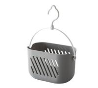 Dasbsug Contenitore portaoggetti multiuso da appendere per doccia con fori ventilati, maniglia portatile per articoli da toeletta accessori da bagno da cucina supporti per doccia con fori di drenaggio