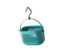 Dasbsug Contenitore portaoggetti multiuso da appendere per doccia con fori ventilati, maniglia portatile per articoli da toeletta accessori da bagno da cucina supporti per doccia con fori di drenaggio