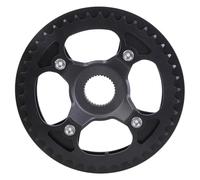 Dasbsug Corona centrale della ruota della catena del motore 42T Pignone della lega di alluminio Biciclette elettriche Chainwheel con le coperture Enduring Middle Motor Chain Wheel
