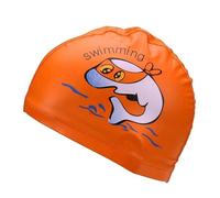 Dasbsug Cuffia da nuoto per bambini dai 2 ai 10 anni, resistente all'acqua, elastica, per nuotare con capelli corti/lunghi