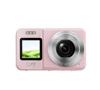 Dasbsug Doppio Schermo 4K Video Camera 64MP 18X Zoom Digitale Portatile Per Gli Adolescenti Scuola Attività Viaggi ABS Per Gli Adolescenti