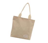 Dasbsug Elegante borsa portatile in velluto a coste per tutti i giorni per impiegati e studenti, facile da pulire e mantenere il pranzo degli studenti, cachi, One Size