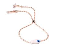 Dasbsug Elegante cavigliera multicolore in ceramica con pesce set di gioielli per le donne casual da indossare per feste e accessori da tirare, Misura unica, come descritto