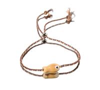 Dasbsug Elegante cavigliera multicolore in ceramica con pesce set di gioielli per le donne casual da indossare per feste e accessori da tirare, Misura unica, come descritto