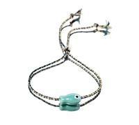Dasbsug Elegante cavigliera multicolore in ceramica con pesce set di gioielli per le donne casual da indossare per feste e accessori da tirare, Misura unica, come descritto