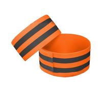 Dasbsug Fasce riflettenti flessibili per gambe, impermeabili, clip alla caviglia, per ciclismo, allenamento serale, portatili, cinghie riflettenti