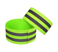 Dasbsug Fasce riflettenti flessibili per gambe, impermeabili, clip alla caviglia, per ciclismo, allenamento serale, portatili, cinghie riflettenti