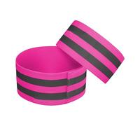 Dasbsug Fasce riflettenti flessibili per gambe, impermeabili, clip alla caviglia, per ciclismo, allenamento serale, portatili, cinghie riflettenti