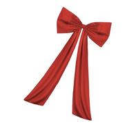 Dasbsug Grande centrotavola decorativo con fiocco, facile da appendere, ornamento in morbido tessuto di poliestere, accessorio per interni ed esterni, extra large in tessuto con fiocco per sfondo per