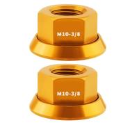 Dasbsug Leghe di alluminio Assi ruota bici Dado Bullone Flange Prima Ruota Posteriore Vite Per Fixed Gear Mountain Bike Resistente alle intemperie Dado Mozzo Dado
