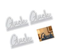 Dasbsug Lettera in silicone resistente per sapone e cioccolato con cassaforte flessibile