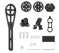Dasbsug Peso leggero Biciclette Contatore Supporto Suit Manubrio Strada Estensione Lampada Staffe Per Computer Bike Ciclisti Gadget Mount