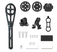Dasbsug Peso leggero Biciclette Contatore Supporto Suit Manubrio Strada Estensione Lampada Staffe Per Computer Bike Ciclisti Gadget Mount