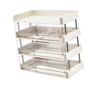 Dasbsug Scaffale multifunzionale facile da usare di stoccaggio con gli strati personalizzabili Assemblea rapida per lo scaffale modulare essenziale della famiglia