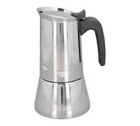 Dasbsug Stovetop Espressos Maker 2/4 tazze di caffè in acciaio antiruggine funziona su piani cottura a induzione compatto per viaggi portatile all'aperto set per la preparazione del caffè