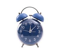 Dasbsug Sveglia analogica silenziosa vintage con due campane forti e luce notturna per chi dorme pesante, decorazione per camera da letto retrò