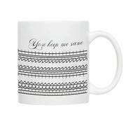 Dasbsug Tazza da caffè personalizzata con messaggio segreto grande tazza d'acqua colleghi famiglia Natale compleanni divertenti tazze da caffè