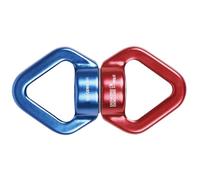 Dasbsug Triangolare Rotazionale 360 Gradi Corda Girevole Connettori Per Altalena Pilates Hammock 30KN Lega di Alluminio Swing Hammock Connettori