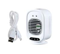 Dasbsug Ventilatore portatile USB ricaricabile raffreddamento elettrico nebulizzazione adatto per campeggio viaggi studio e lavoro ventilatore nebulizzatore portatile
