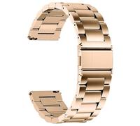 DASEB Cinturini per orologi a catena in metallo a sgancio rapido, bracciale con cinturino per orologio a maglie in acciaio inossidabile 18mm, 19mm, 20mm, 22mm per uomo donna(Rose Gold,22MM)