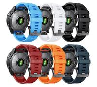 DASEB Per Fenix 8 Cinturino di Ricambio 22mm Fenix 7 Bande Fenix 6 Quickfit Cinturino Fenix 5 Plus Silicone Wristband Fenix 6 pro Sport Smart Watch Band, Misura unica, Agata