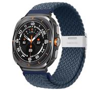 DASEB Per Galaxy Watch Ultra 47mm Cinturini per orologi Bracciale con cinturino ad anello singolo intrecciato elastico in nylon(AssBlue)