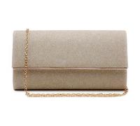 Dasein Borsa da sera da donna con glitter, pochette da sposa scintillante per cocktail party e balli studenteschi, Oro, Taglia unica