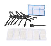 Dasertoe Kit di filtro un vuoto di ricambio per robot aspirapolvere V3 V3S V5 V5S, filtri per aspirapolvere robot professionale e 6 spazzole laterali e 1 filtro principale e 1