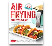 DASH Air Fryer Recipe Book per pasti più sani e deliziosi, Snack e Dessert, Carta, Ricettario