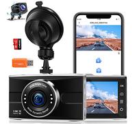 Dash Cam 1440P fotocamera anteriore e posteriore 2.5K WiFi Dashcam per auto Supporto APP con scheda SD da 32 GB, custodia in metallo, Super Night Vision, WDR, modalità parco, supporto 128 GB Max