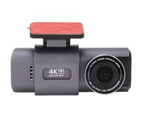 Dash Cam 4K Anteriore e Posteriore, Registratore di Guida per Auto Full HD 1080P, Telecamere per Auto con Visione Notturna Montate Sul Cruscotto, Registrazione in Loop, Sensore