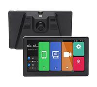 Dash Cam 4K per Auto, Dash Camera Anteriore e Posteriore con Schermo da 7 Pollici e Sensore G, Telecamera di Backup con Doppio Obiettivo a Specchio, Uscita AUX, Monitor di
