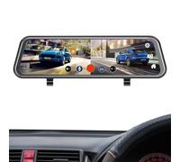 Dash Cam a specchio anteriore posteriore, telecamera per specchietto | Telecamera specchietto