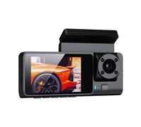 Dash Cam A Tre Canali Per Auto Con Telecamera Posteriore Per Registratore Video