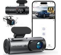 Dash Cam Auto 4K Doppia WiFi Dashcam per Auto con Scheda SD 32G Telecamera Auto