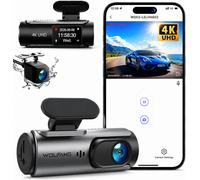 Dash Cam Auto 4K Doppia WiFi Dashcam per Auto Telecamera Auto 170° Grandangolo