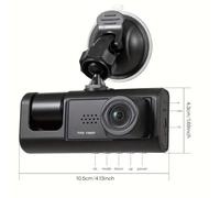 Dash Cam Con Registrazione in Loop per Visione Notturna IR E Schermo IPS Da 2" 1
