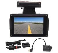 Dash Cam con Visione Notturna 1080P con Schermo HD IPS da 3 Pollici Ruotabile a Doppia Lente per Parcheggio Anteriore e Posteriore 'auto