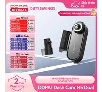 DDPAI Dash Cam N5 Doppia telecamera da cruscotto anteriore e posteriore con risoluzione 4K Ultra HD