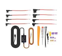 Dash Cam Hardwire Kit, 12V-28V a 5V Cavo di Alimentazione per Caricatore per Fotocamera Cruscotto per Auto, Adattatore USB Protezione Surriscaldamento per Mirror Cam (TIPO C)