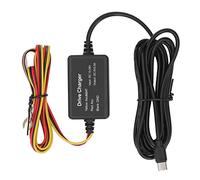 Dash Cam Hardwire Kit, Mini USB Hard Wire Kit per Dashcam, 12-30V a 5V Car Dash Camera Hardwiring Kit per Navigatore GPS (TIPO C)