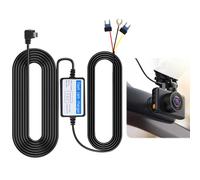 Dash Cam Hardwire Kit Three Core Line Driving Recorder Power Line, 3.2 Meter USB C Port Cablaggio Converte 12V-24V a 5V/3A, compatibile con la maggior parte Dash Cam con connettori di dimensioni